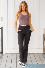 Load image into Gallery viewer, Where are You Flared Leggings in Black