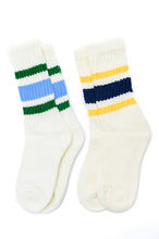 Load image into Gallery viewer, World's Best Dad Socks in Navy and Yellow
