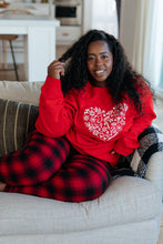 Load image into Gallery viewer, Holiday Heart Sweatshirt