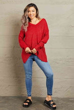 Load image into Gallery viewer, By The Fire Draped Detail Knit Sweater