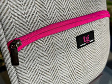 Load image into Gallery viewer, PREORDER: Pickleball Paddle Cover in Pink Herringbone
