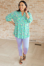 Load image into Gallery viewer, Lizzy Top in Emerald Floral