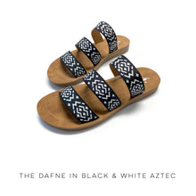 Load image into Gallery viewer, The Dafne in Black &amp; White Aztec
