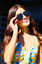 Load image into Gallery viewer, Ready to Ship | The Alex  Black/Black - High Quality Unisex Aviator Sunglasses
