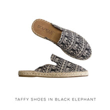 Load image into Gallery viewer, Taffy Shoes in Black Elephant
