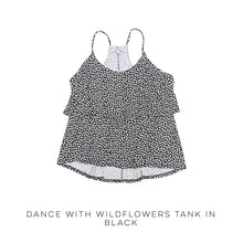 Load image into Gallery viewer, Dance With Wildflowers Tank in Black
