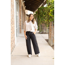 Load image into Gallery viewer, Women’s buttery soft leopard panel lounge pants with pockets

