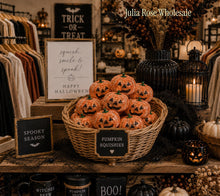 Load image into Gallery viewer, Ready to Ship  | Squish, Smile &amp; Spook - Pumpkin Squishy
