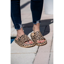Load image into Gallery viewer, Ready to Ship | Brown Leopard 2.0  Insanely Comfy -Beach or Casual Slides*
