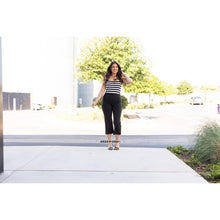 Load image into Gallery viewer, Julia Rose The Faith tummy control high-waisted gaucho pants women’s wide leg pants
