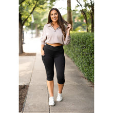 Load image into Gallery viewer, Julia Rose The Lillian sculpting crossover capri leggings high-waisted women’s capris
