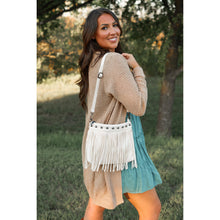 Load image into Gallery viewer, Boho fringe crossbody bag boutique fashion accessory

