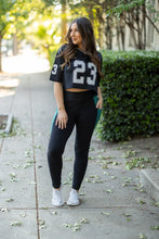 Load image into Gallery viewer, Ready to Ship | The Gracie- Green Panel Full Length Leggings
