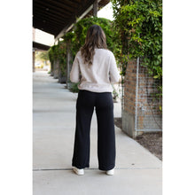 Load image into Gallery viewer, Jenna Comfy Wide Leg Fleece Pants with pockets and drawstring waist
Buttery soft wide leg fleece pants for women by Julia Rose
