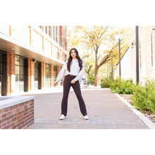 Load image into Gallery viewer, Ready to Ship | The Rhea - 30&quot;  BROWN Bootcut Leggings with Pockets*
