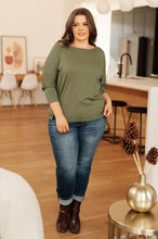 Load image into Gallery viewer, A Day Together Long Sleeve Top in Olive
