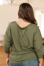 Load image into Gallery viewer, A Day Together Long Sleeve Top in Olive
