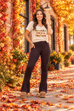 Load image into Gallery viewer, Ready to Ship | The Brandy - Brown Flare Leggings WITH POCKETS
