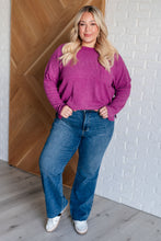 Load image into Gallery viewer, Casual Tuesday Ribbed Knit Sweater in Light Plum
