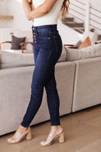 Load image into Gallery viewer, Celecia High Waist Hand Sanded Resin Skinny Jeans

