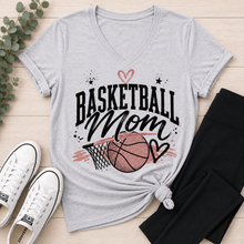 Load image into Gallery viewer, Basketball Mom V-NECK
