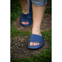 Load image into Gallery viewer, Ready to Ship | Navy Blue Insanely Comfy -Beach or Casual Slides
