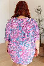 Load image into Gallery viewer, Essential Blouse in Purple Paisley

