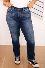 Load image into Gallery viewer, Estelle High Waist Thermal Straight Jeans
