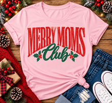 Load image into Gallery viewer, Merry Moms Club Graphic Apparel
