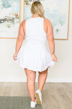 Load image into Gallery viewer, Hop, Skip and a Jump Dress and Shorts Set in White
