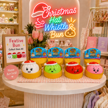 Load image into Gallery viewer, Ready to Ship |   Christmas Hat Whistle Bun
