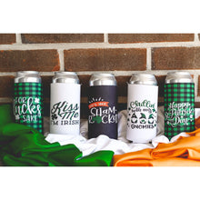 Load image into Gallery viewer, *Ready to Ship| St. Patrick’s Day Neoprene Slim &amp; Regular Can Holders
