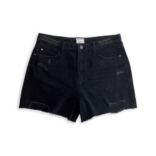 Load image into Gallery viewer, Think About It Black Denim Shorts
