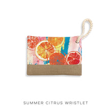 Load image into Gallery viewer, Summer Citrus Wristlet
