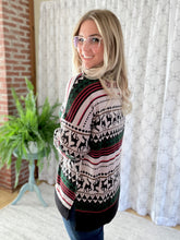 Load image into Gallery viewer, Reindeer on the Rooftop Sweater

