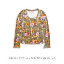 Load image into Gallery viewer, Simply Enchanted Top in Olive
