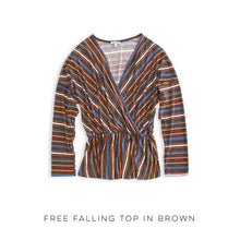 Load image into Gallery viewer, Free Falling Top in Brown
