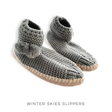Load image into Gallery viewer, Winter Skies Slippers
