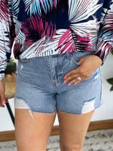 Load image into Gallery viewer, Not a Worry Denim Shorts
