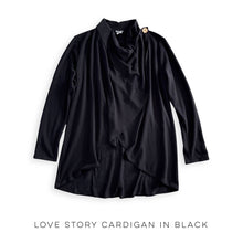 Load image into Gallery viewer, Love Story Cardigan in Black
