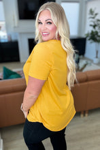 Load image into Gallery viewer, Heart and Soul V-Neck Top in Mustard
