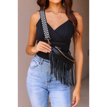 Load image into Gallery viewer, Valentina sling bag boutique boho fringe crossbody purse

