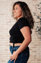Load image into Gallery viewer, Little Ol' Me V-Neck Top in Black
