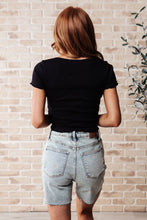 Load image into Gallery viewer, Little Ol' Me V-Neck Top in Black
