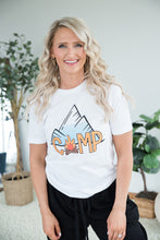 Load image into Gallery viewer, Camp by the Mountains Graphic Tee
