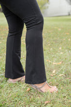 Load image into Gallery viewer, Small Changes Flare Yoga Pants in Black
