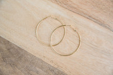 Load image into Gallery viewer, Go Through Hoops Earrings in Gold
