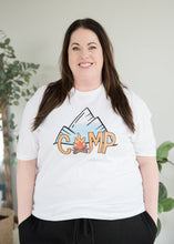 Load image into Gallery viewer, Camp by the Mountains Graphic Tee
