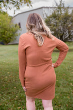 Load image into Gallery viewer, Happy Now Dress in Cognac
