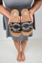 Load image into Gallery viewer, Pinwheel Sandals in Black
